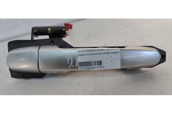 Recambio de maneta exterior delantera derecha para toyota avensis wagon (t25) 2.0 d-cat referencia OEM IAM   