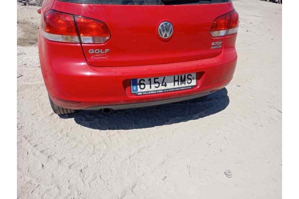 Recambio de paragolpes trasero para volkswagen golf vi (5k1) 1.6 tdi 105 fap referencia OEM IAM   