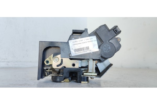 Recambio de cerradura puerta trasera izquierda para kia rio 1.3 cat referencia OEM IAM   