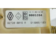 Recambio de elevalunas trasero derecho para renault fluence dynamique referencia OEM IAM 827200016R  