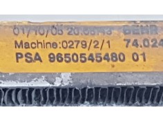 Recambio de condensador / radiador aire acondicionado para citroen c4 berlina cool referencia OEM IAM 9650545480  