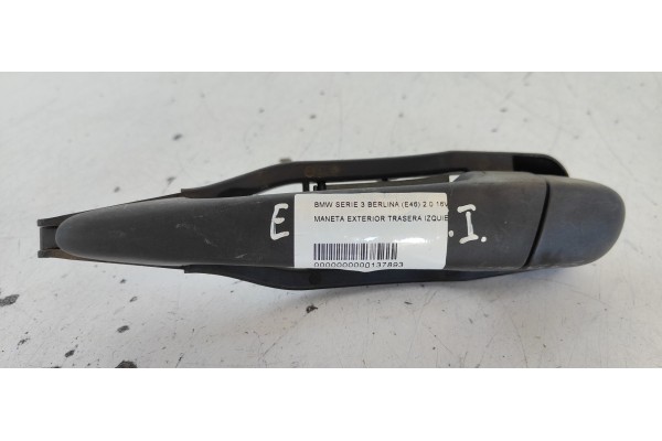 Recambio de maneta exterior trasera izquierda para bmw serie 3 berlina (e46) 320d referencia OEM IAM   