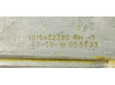 Recambio de elevalunas trasero derecho para peugeot 2008 (--.2013) 1.2 i turbo 130 referencia OEM IAM 9816402280  