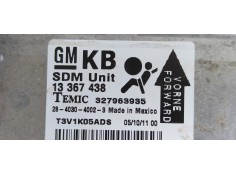 Recambio de centralita airbag para opel corsa d enjoy referencia OEM IAM 13367438  
