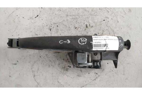 Recambio de maneta exterior trasera izquierda para citroen c3 1.4 referencia OEM IAM 11670ZP501 9684559980 