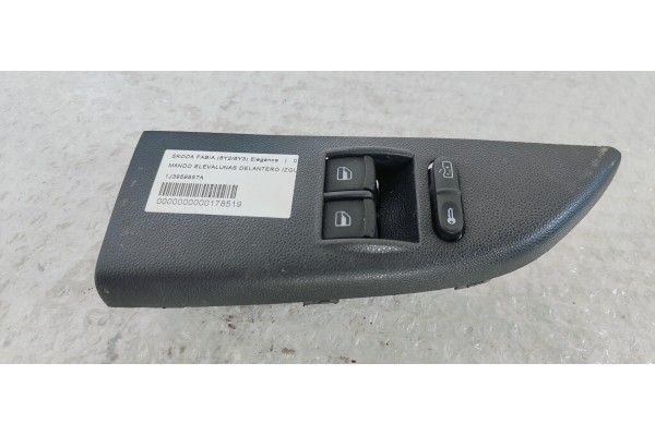 Recambio de mando elevalunas delantero izquierdo para skoda fabia (6y2/6y3) elegance referencia OEM IAM 1J3959857A  