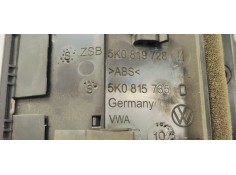 Recambio de rejilla aireadora para volkswagen golf vi (5k1) 2.0 tdi 140 fap referencia OEM IAM 5K0815735D  