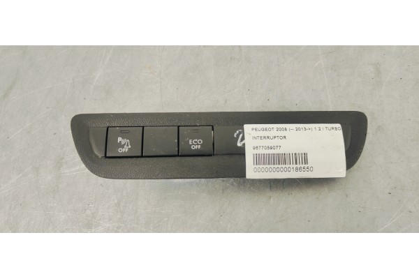 Recambio de interruptor para peugeot 2008 (--.2013) 1.2 i turbo 130 referencia OEM IAM 9677059077  