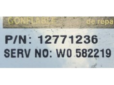 Recambio de centralita airbag para saab 9-3 cabrio vector referencia OEM IAM 12771236  