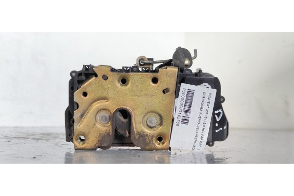 Recambio de cerradura puerta delantera izquierda para peugeot 307 (s1) 2.0 hdi fap cat referencia OEM IAM   