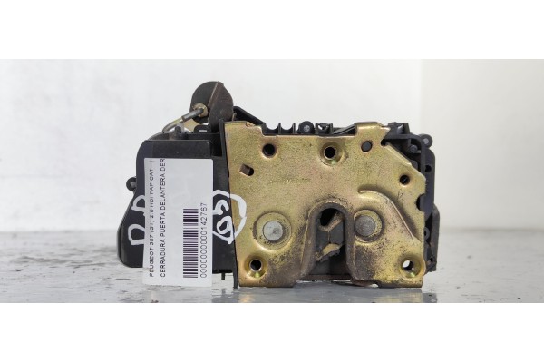 Recambio de cerradura puerta delantera derecha para peugeot 307 (s1) 2.0 hdi fap cat referencia OEM IAM   