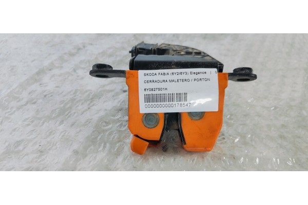 Recambio de cerradura maletero / porton para skoda fabia (6y2/6y3) elegance referencia OEM IAM 6Y0827501H  