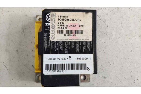 Recambio de centralita airbag para seat leon (1p1) 1.2 tsi referencia OEM IAM 3C0909605LOR2 3C0909605L 