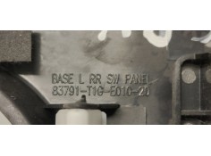 Recambio de mando elevalunas trasero izquierdo para honda cr-v 1.6 dtec 120 fap referencia OEM IAM 83790T1GE512BLK  