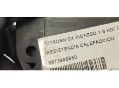 Recambio de resistencia calefaccion para citroen c4 picasso 1.6 hdi 115 fap referencia OEM IAM 9673999980  