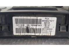 Recambio de mando climatizador para peugeot 307 (s1) xr clim referencia OEM IAM 9646627977  