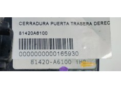 Recambio de cerradura puerta trasera derecha para hyundai i30 (gd) 1.4crdi 90 fap referencia OEM IAM 81420A6100  