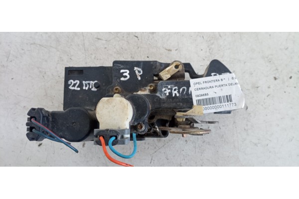 Recambio de cerradura puerta delantera izquierda para opel frontera b 2.2 referencia OEM IAM 09298B5 16637561 