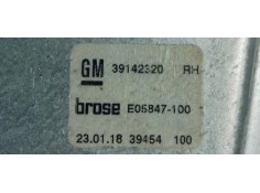 Recambio de elevalunas trasero derecho para opel astra k lim. 5türig dynamic referencia OEM IAM 39142320  