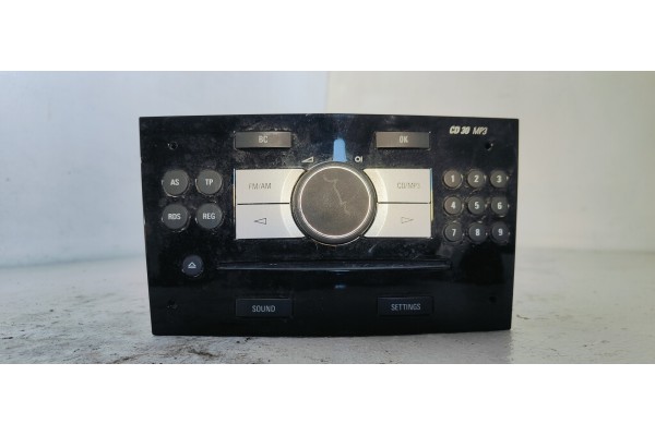 Recambio de sistema audio / radio cd para opel astra h ber. edition referencia OEM IAM 13255555  