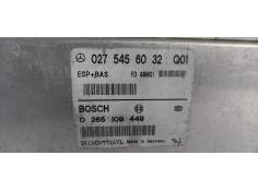 Recambio de centralita asr para mercedes-benz clase a (w168) 1.7 cdi diesel cat referencia OEM IAM 0275456032 0265109449 