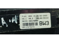 Recambio de mando climatizador para opel astra h ber. edition referencia OEM IAM 13274231  