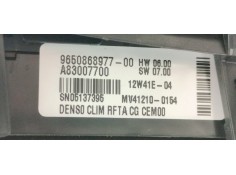Recambio de mando climatizador para citroen c4 picasso exclusive referencia OEM IAM 9650868977  