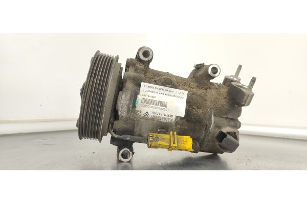 Recambio de compresor aire acondicionado para citroen c4 berlina cool referencia OEM IAM 9651910980  