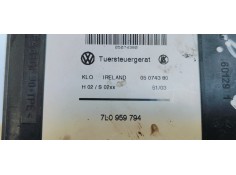 Recambio de motor elevalunas trasero derecho para volkswagen touareg (7la) tdi r5 referencia OEM IAM 7L0959794  
