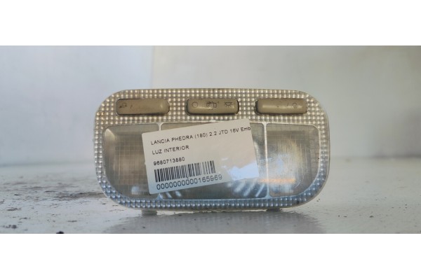 Recambio de luz interior para lancia phedra (180) 2.2 jtd 16v emblema referencia OEM IAM 9680713880  