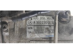 Recambio de compresor aire acondicionado para smart coupe 0.6 turbo cat referencia OEM IAM A1602300111  