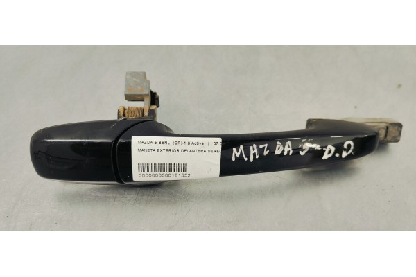 Recambio de maneta exterior delantera derecha para mazda 5 berl. (cr) 1.8 active referencia OEM IAM   