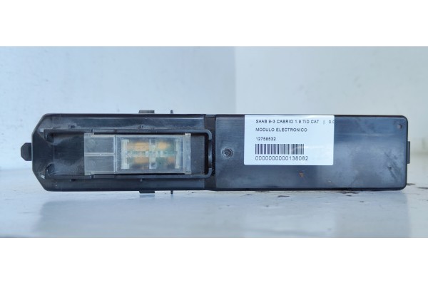 Recambio de modulo electronico para saab 9-3 cabrio vector referencia OEM IAM 12758532  