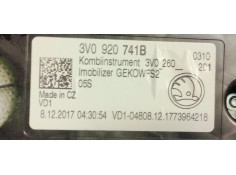 Recambio de cuadro instrumentos para skoda superb (3v3) 2.0tdi 150 fap referencia OEM IAM 3V0920741B  