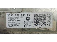 Recambio de airbag delantero izquierdo para skoda superb (3v3) 2.0tdi 150 fap referencia OEM IAM 3V1880841E  