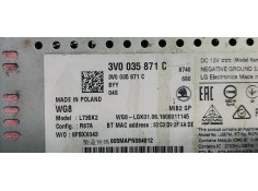 Recambio de sistema audio / radio cd para skoda superb (3v3) 2.0tdi 150 fap referencia OEM IAM 3V0035871C  