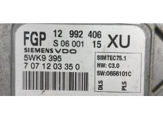 Recambio de centralita motor uce para opel astra h berlina cosmo referencia OEM IAM 12992406  