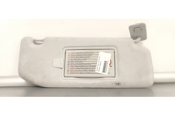 Recambio de parasol derecho para peugeot 208 1.6 hdi 92 fap referencia OEM IAM   