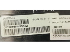 Recambio de modulo electronico para opel insignia berlina excellence referencia OEM IAM 13309416  