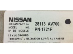 Recambio de sistema audio / radio cd para nissan primera berlina (p12) line up referencia OEM IAM 28113AV700  