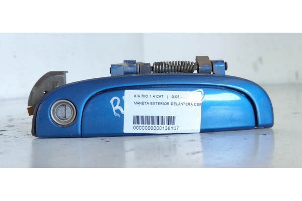 Recambio de maneta exterior delantera derecha para kia rio 1.4 cat referencia OEM IAM   