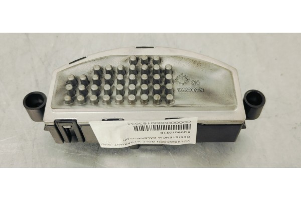 Recambio de resistencia calefaccion para volkswagen golf vii variant (bv5) 1.6 tdi 105 fap referencia OEM IAM 5Q0907521E  