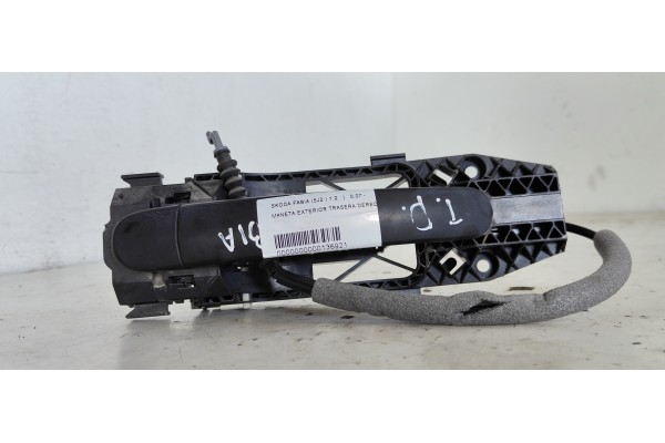 Recambio de maneta exterior trasera derecha para skoda fabia (5j2 ) ambition referencia OEM IAM   