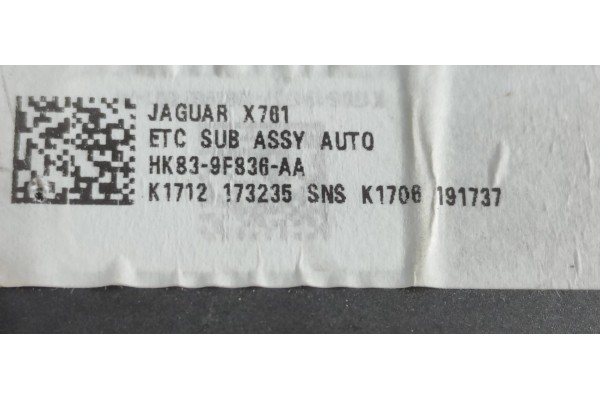 Recambio de potenciometro pedal para jaguar f-pace 2.0 diesel cat referencia OEM IAM HK839F836AA  