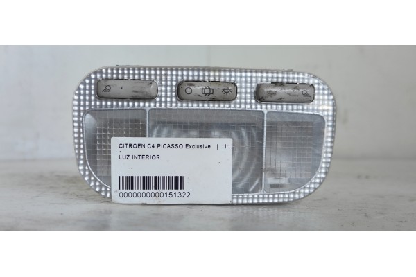Recambio de luz interior para citroen c4 picasso exclusive referencia OEM IAM   