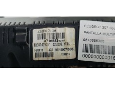 Recambio de pantalla multifuncion para peugeot 207 sport referencia OEM IAM 9676655380  