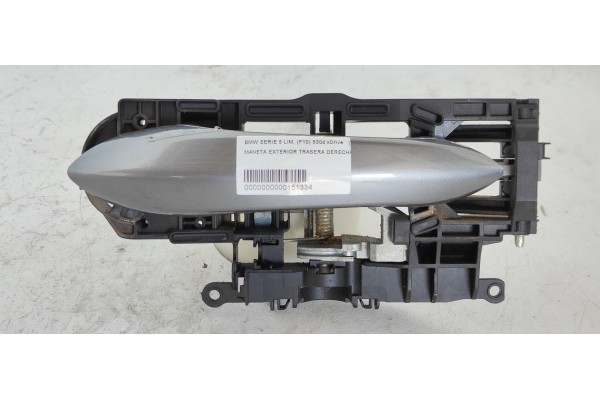 Recambio de maneta exterior trasera derecha para bmw serie 5 lim. (f10) 530d xdrive referencia OEM IAM   