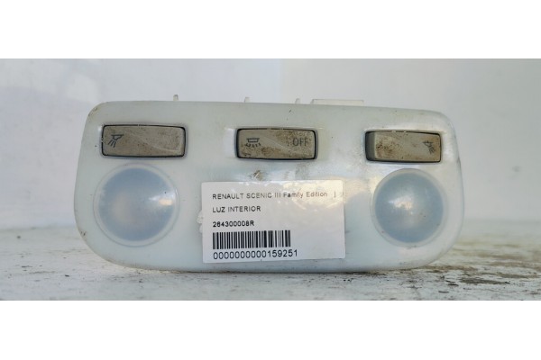 Recambio de luz interior para renault grand scenic iii 1.4 tce referencia OEM IAM   