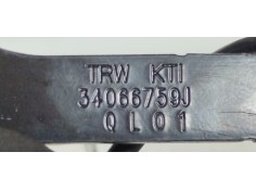 Recambio de enganche cinturon trasero izquierdo para peugeot 3008 allure referencia OEM IAM 9681985480  