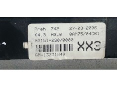 Recambio de mando climatizador para opel zafira b edition ´´111 jahre´´ referencia OEM IAM 13231049  